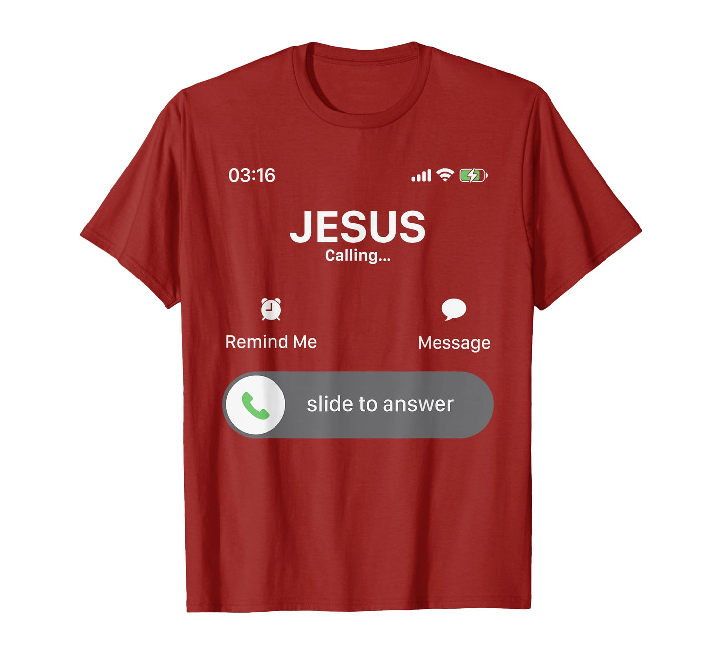 Religious Jesus is Calling Christian Church Lord T-Shirt