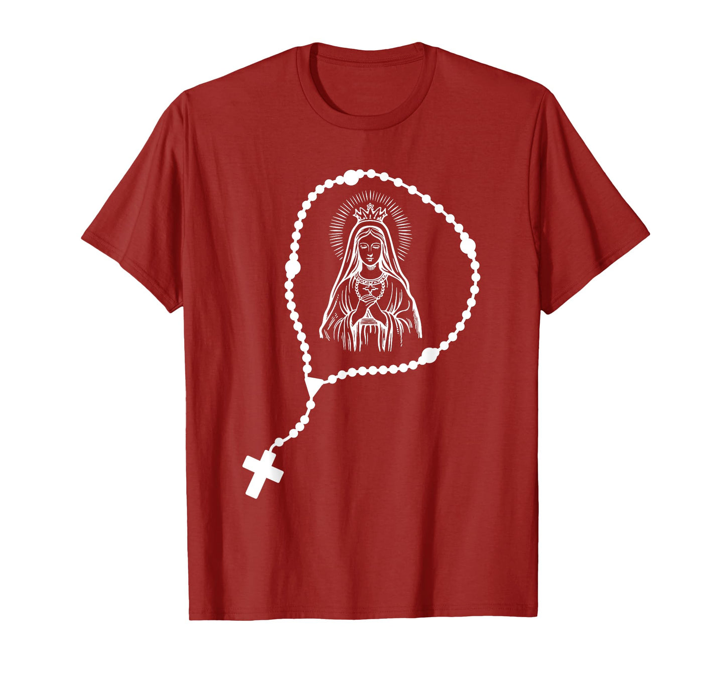 Rosary Prayer - Virgin Mary - Religious Catholic T-Shirt