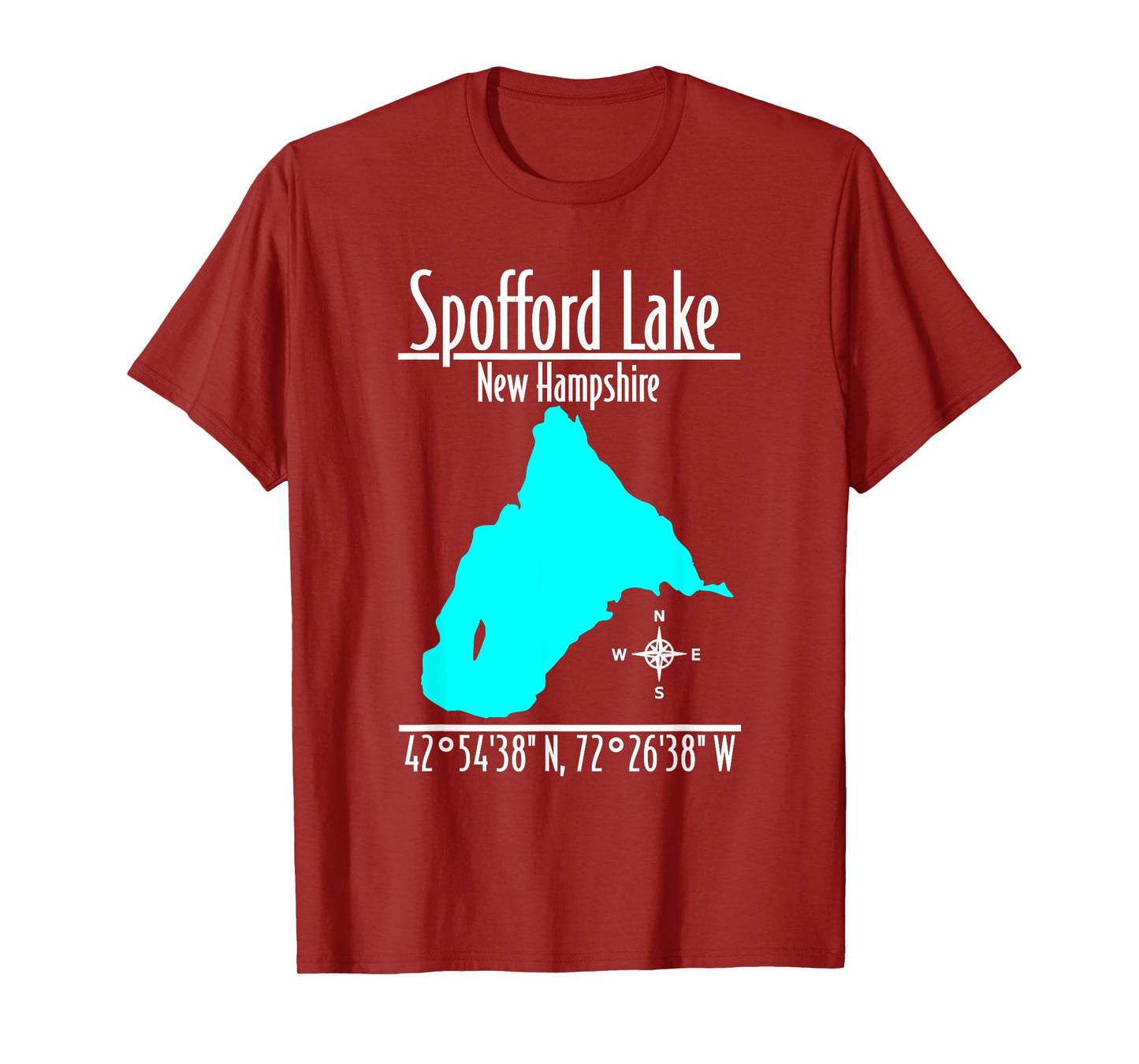 Modern Spofford Lake, New Hampshire T-Shirt