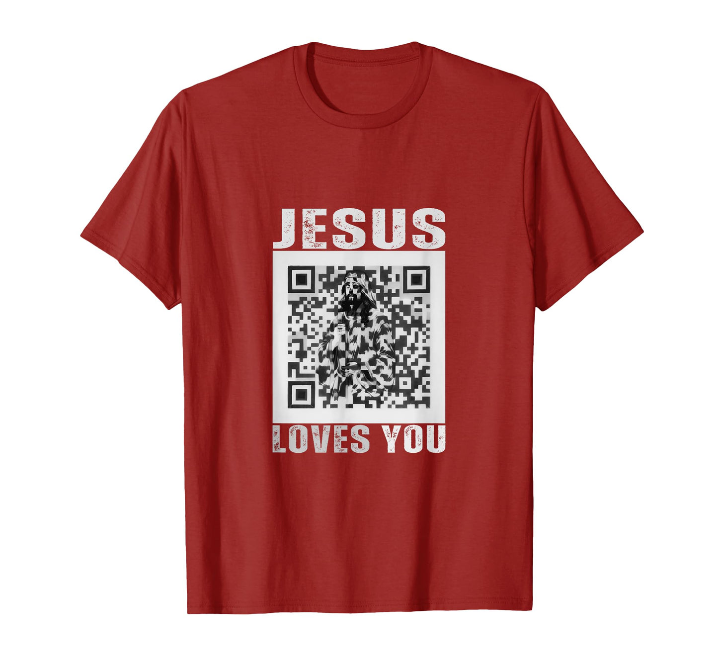 Jesus Loves You Funny Rick Roll Meme Sarcastic Humor Joke T-Shirt