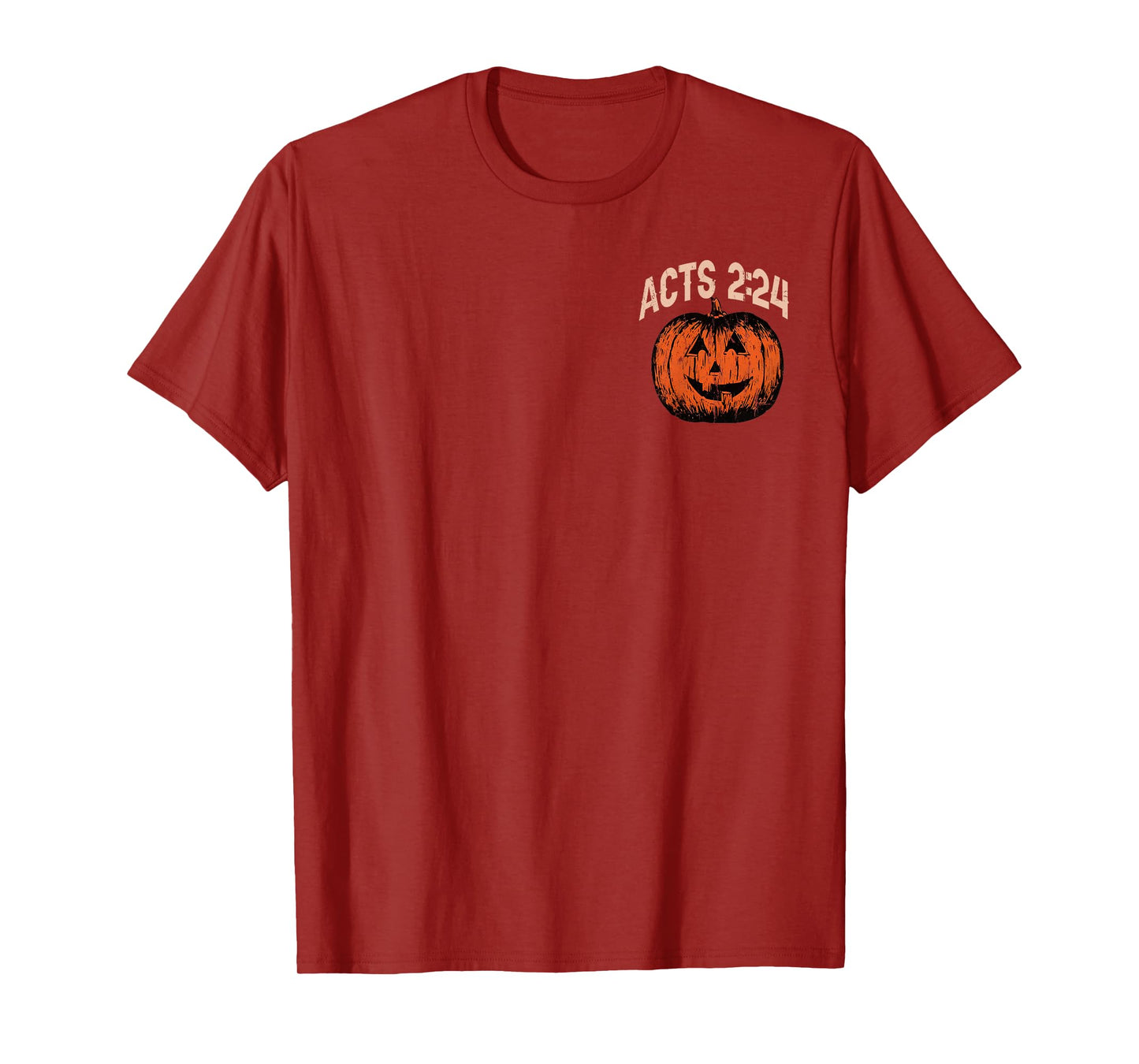 Death Could Not Hold Him Acts 2:24 - Front and Back T-Shirt