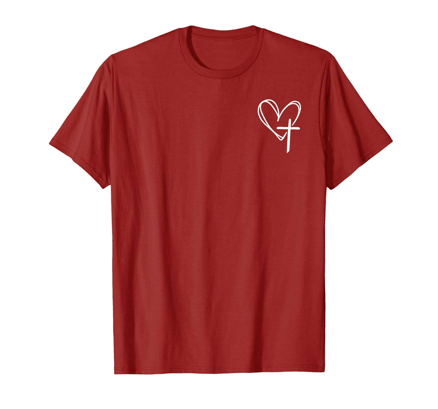 (2 Sided) Walking by Faith Tripping Constantly T-Shirt
