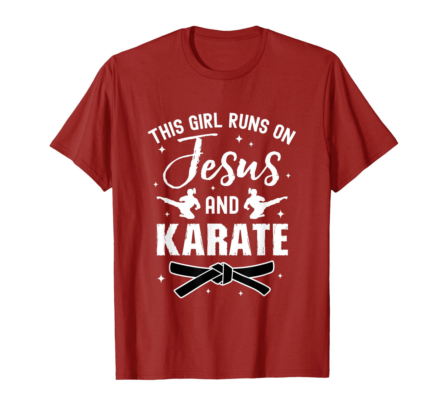 Funny Karate Design For Girls Women Karate Martial Art Lover T-Shirt