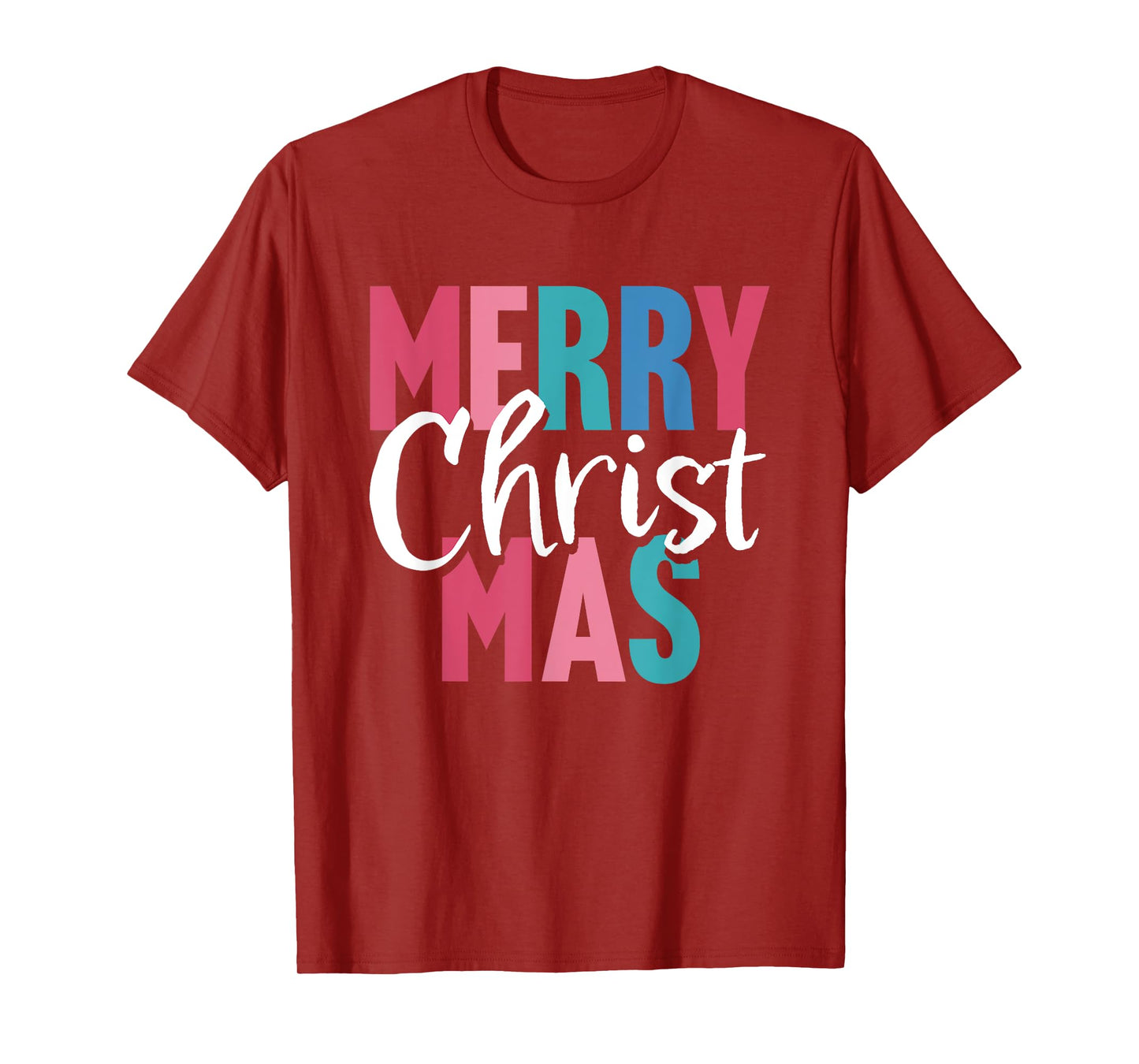 Merry Christmas Shirt Women Men Boys Girls Merry Christ Mas T-Shirt