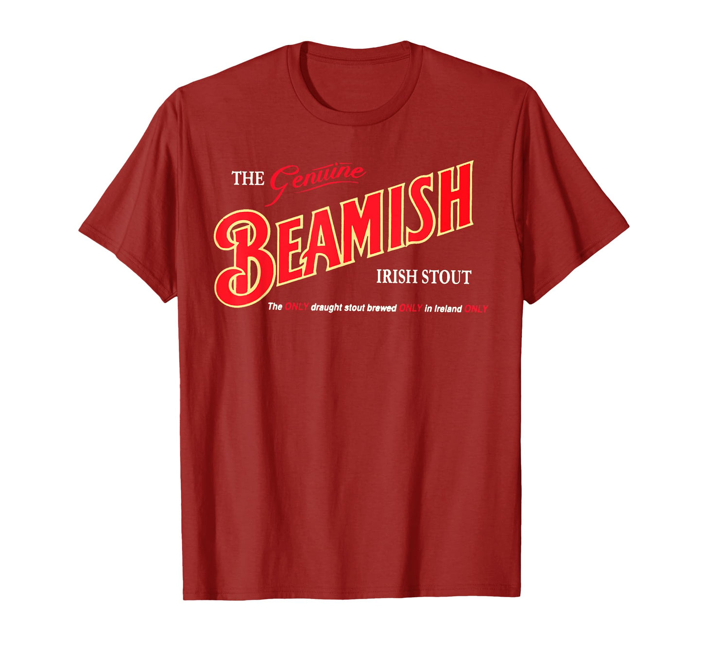 Vintage Quote The Beamish Funny Irish Basic Retro Essential T-Shirt