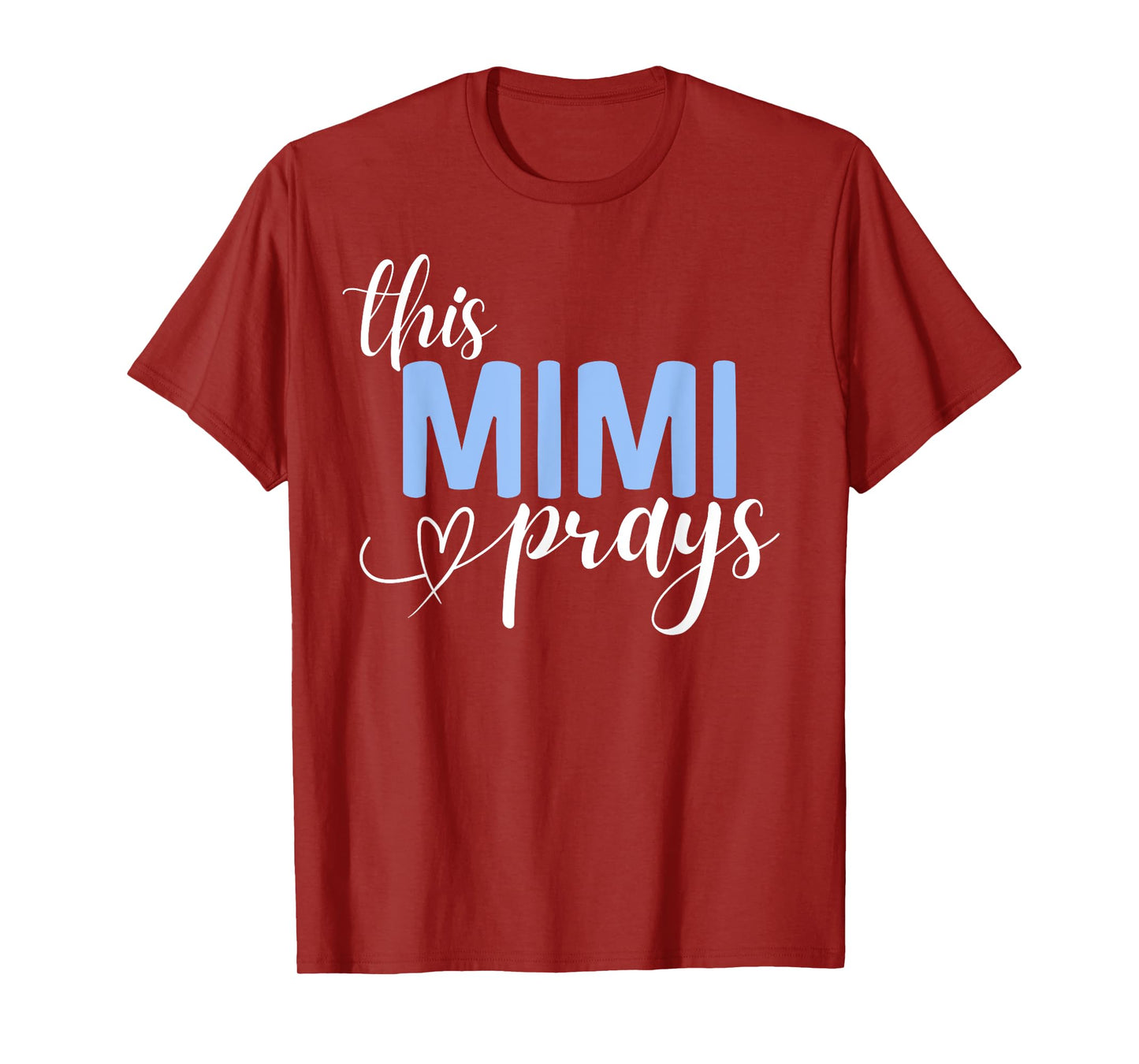 This Mimi Prays Perfect Christian Faithful Mimi T-Shirt