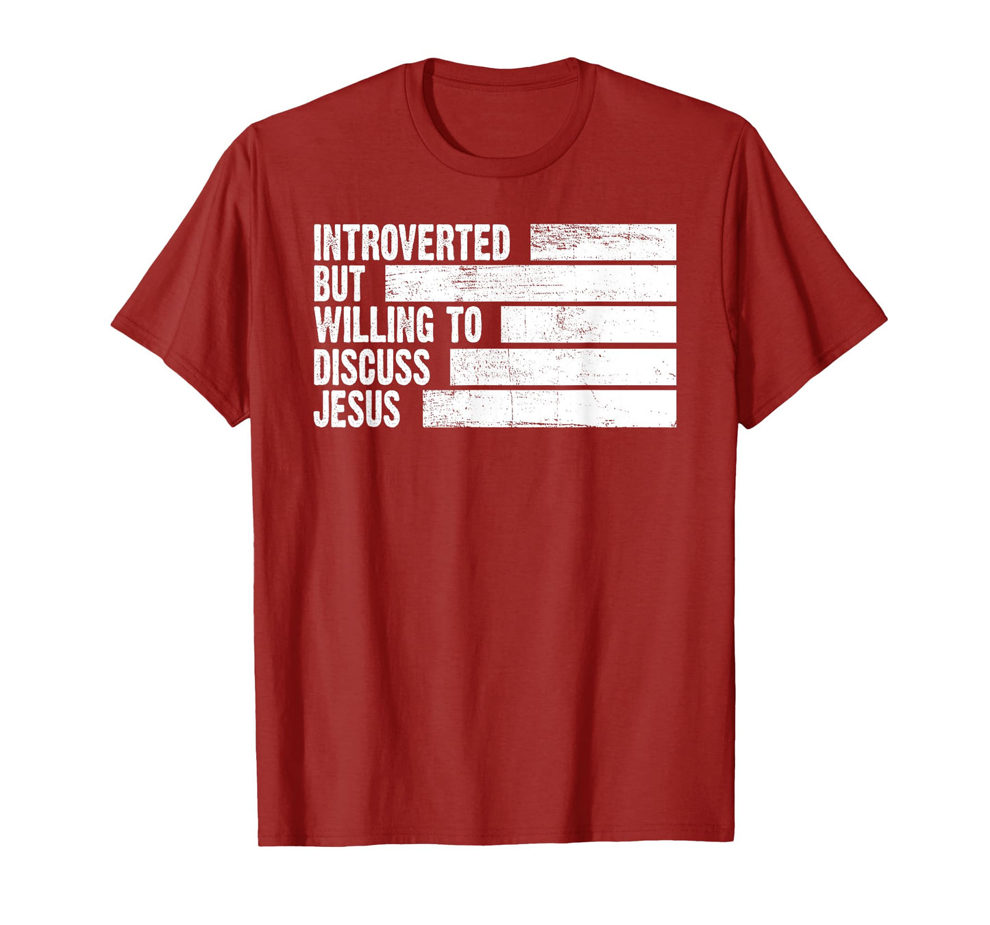 Introverted But Willing To Discuss Jesus Cute Christianity T-Shirt