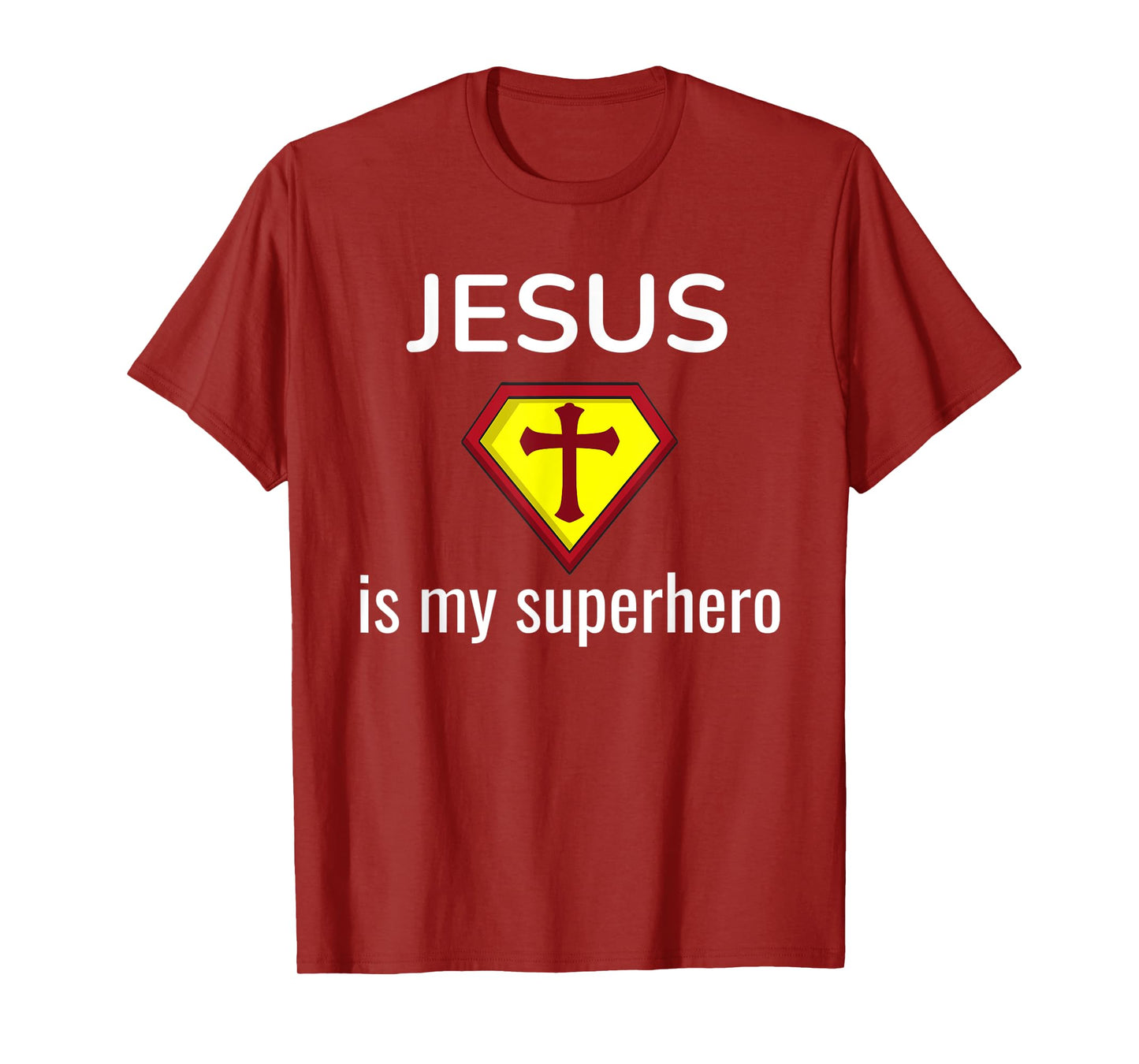 Jesus Is My Superhero Funny Christian Gift Religious T-Shirt T-Shirt