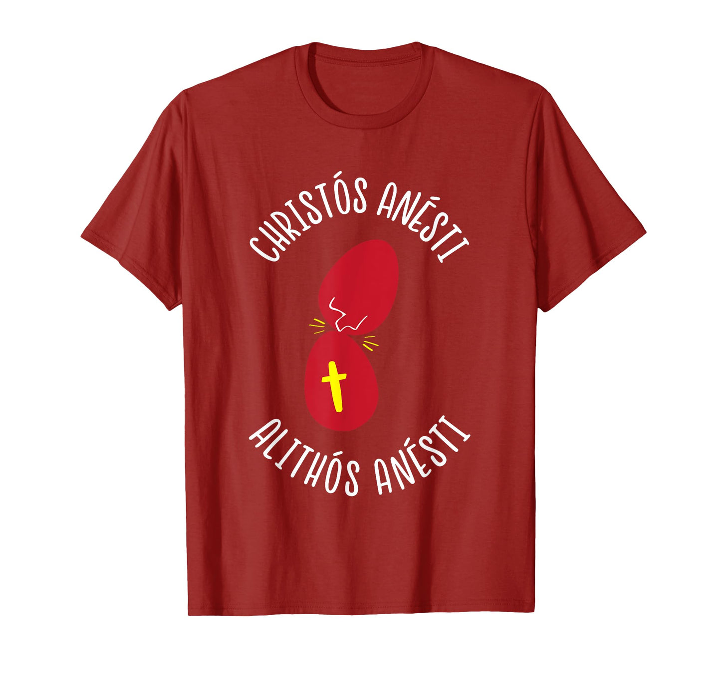 Greek Easter Tsougrisma Red Egg Tapping Game T-Shirt