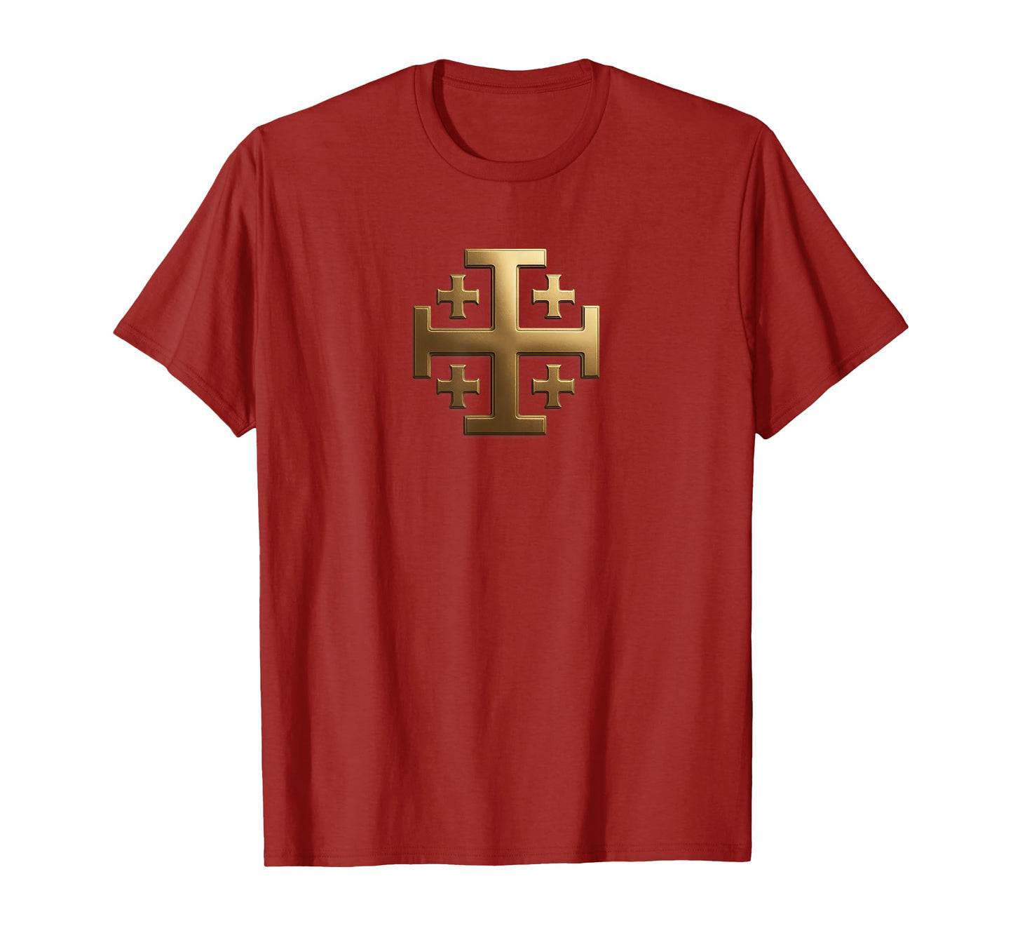 Jerusalem Cross - Christian Templar Knight T-Shirt