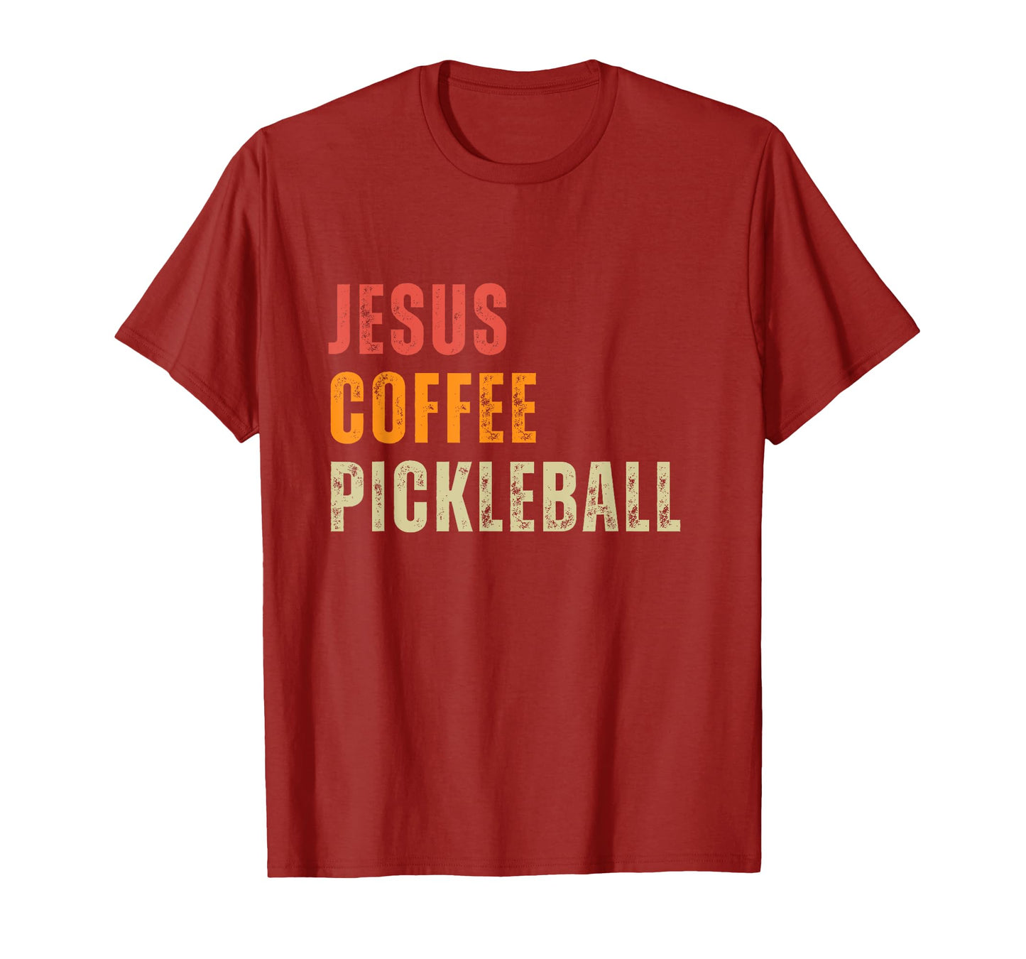 Jesus Coffee Pickleball Funny Christian Pickleball Lovers T-Shirt