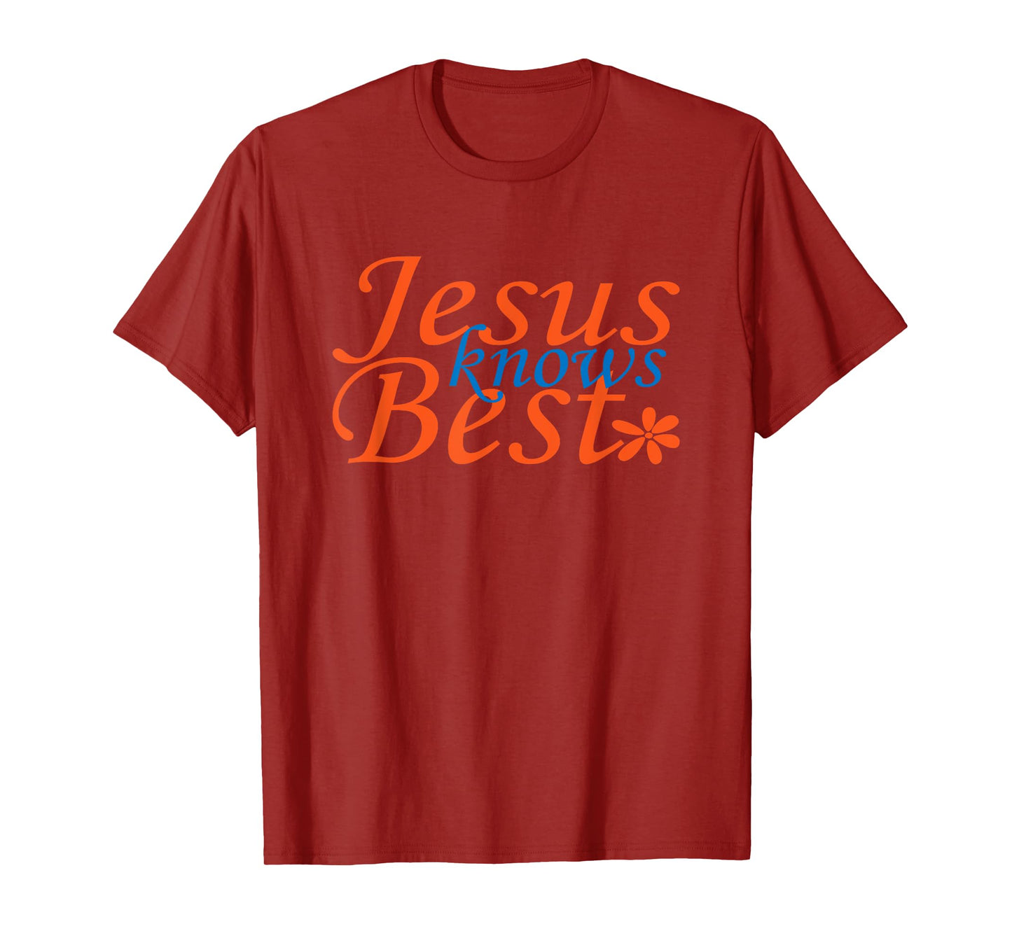 Jesus Knows Best Christian Bible T-Shirt