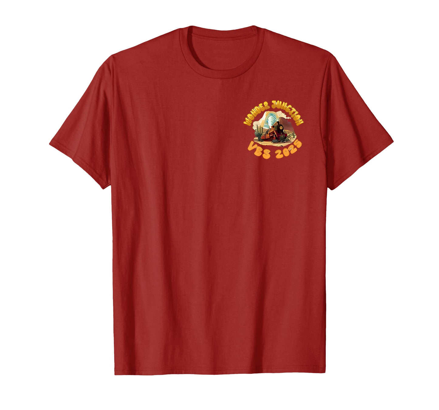 Christian Camp VBS 2025 Wonder His Glory Junction Train T-Shirt