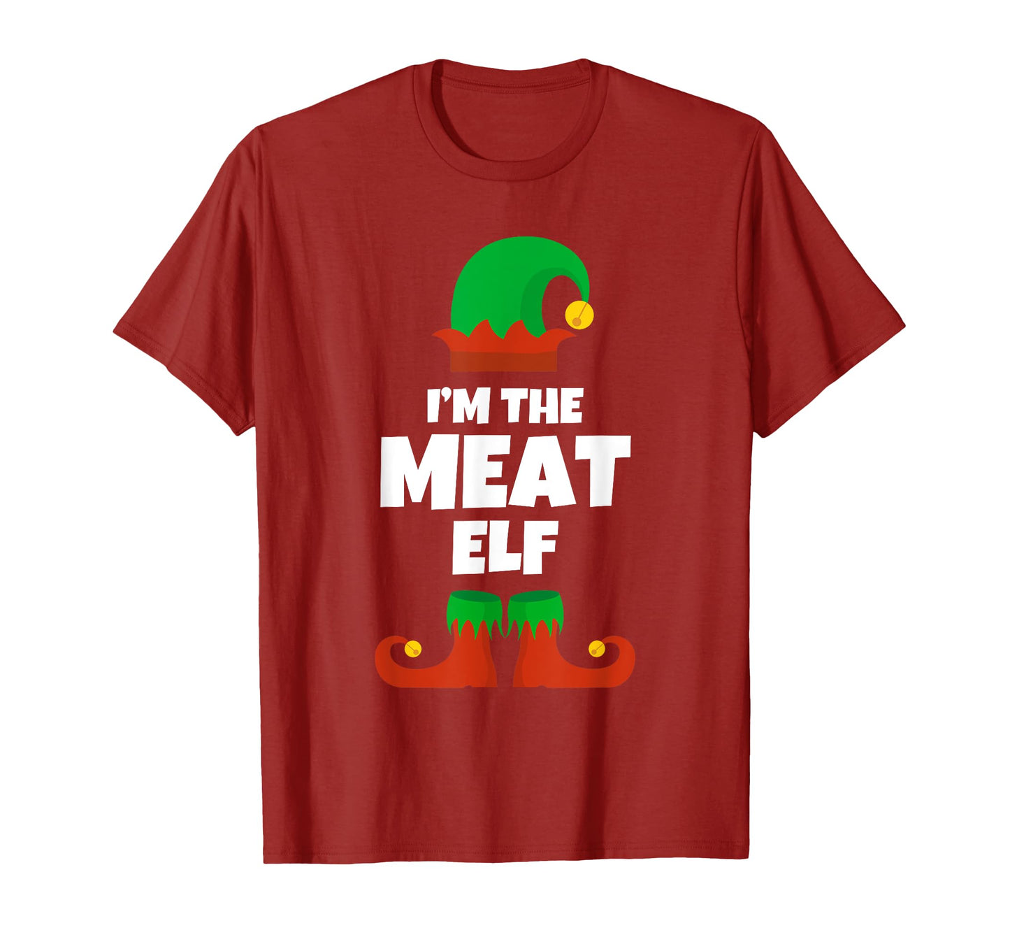 I'm The Meat Elf Family Christmas Funny BBQ Grilling Smoking T-Shirt
