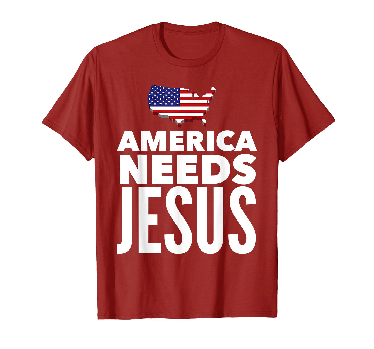 America Needs Jesus Christian Salvation Gospel Bible Gift T-Shirt