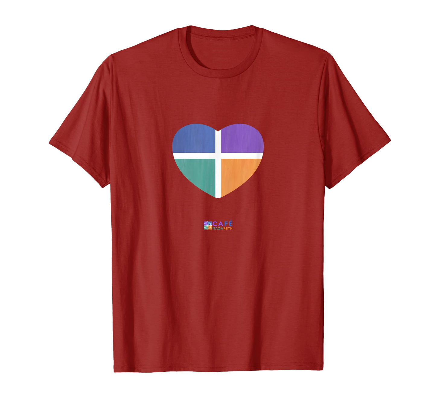 Four Color Heart T-Shirt