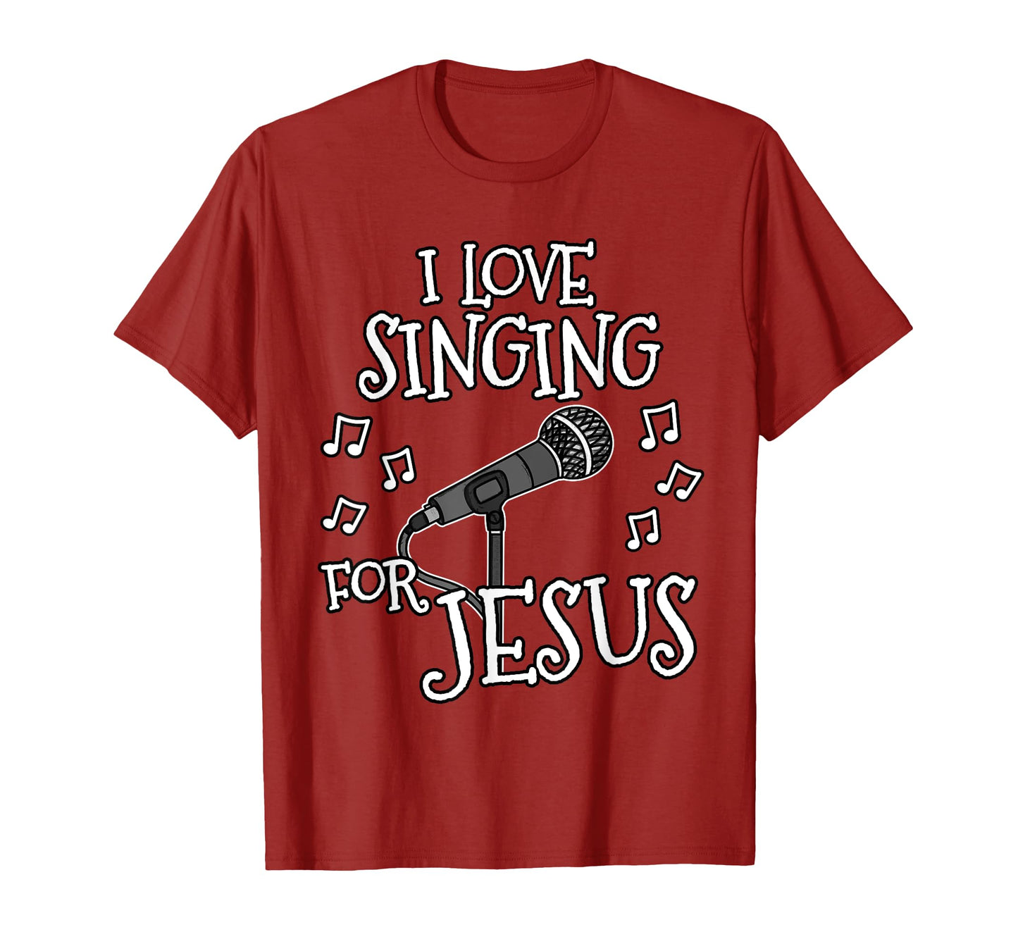 Church Singer, I Love Singing For Jesus, Worship Vocalist T-Shirt