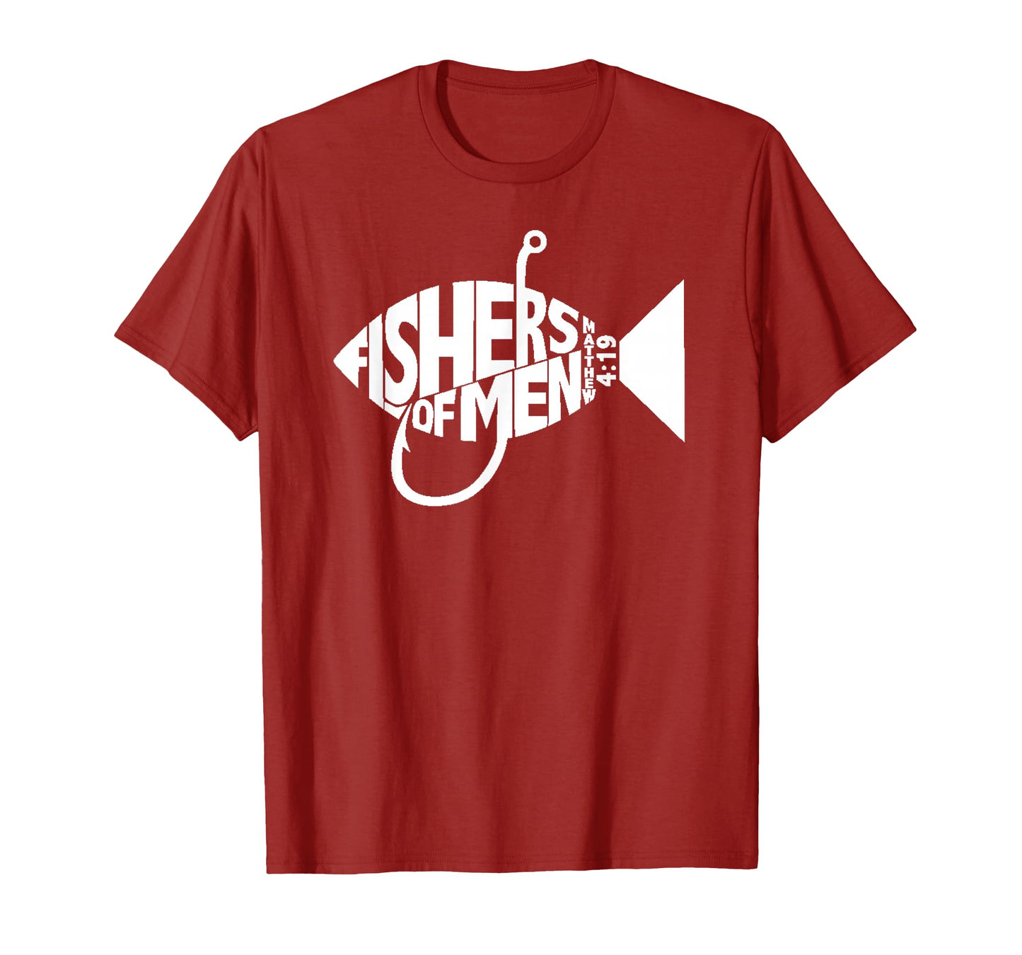 Matching Church Christian Group Bible Verse Fishers of Men T-Shirt