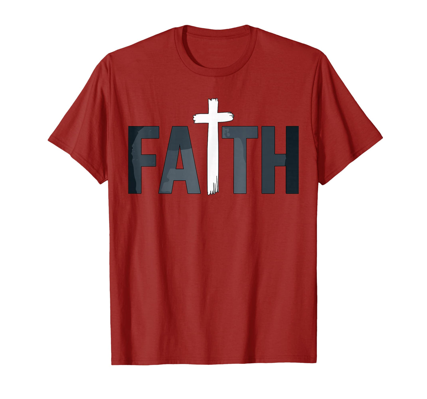Faith with Cross Christian Religious T-Shirt