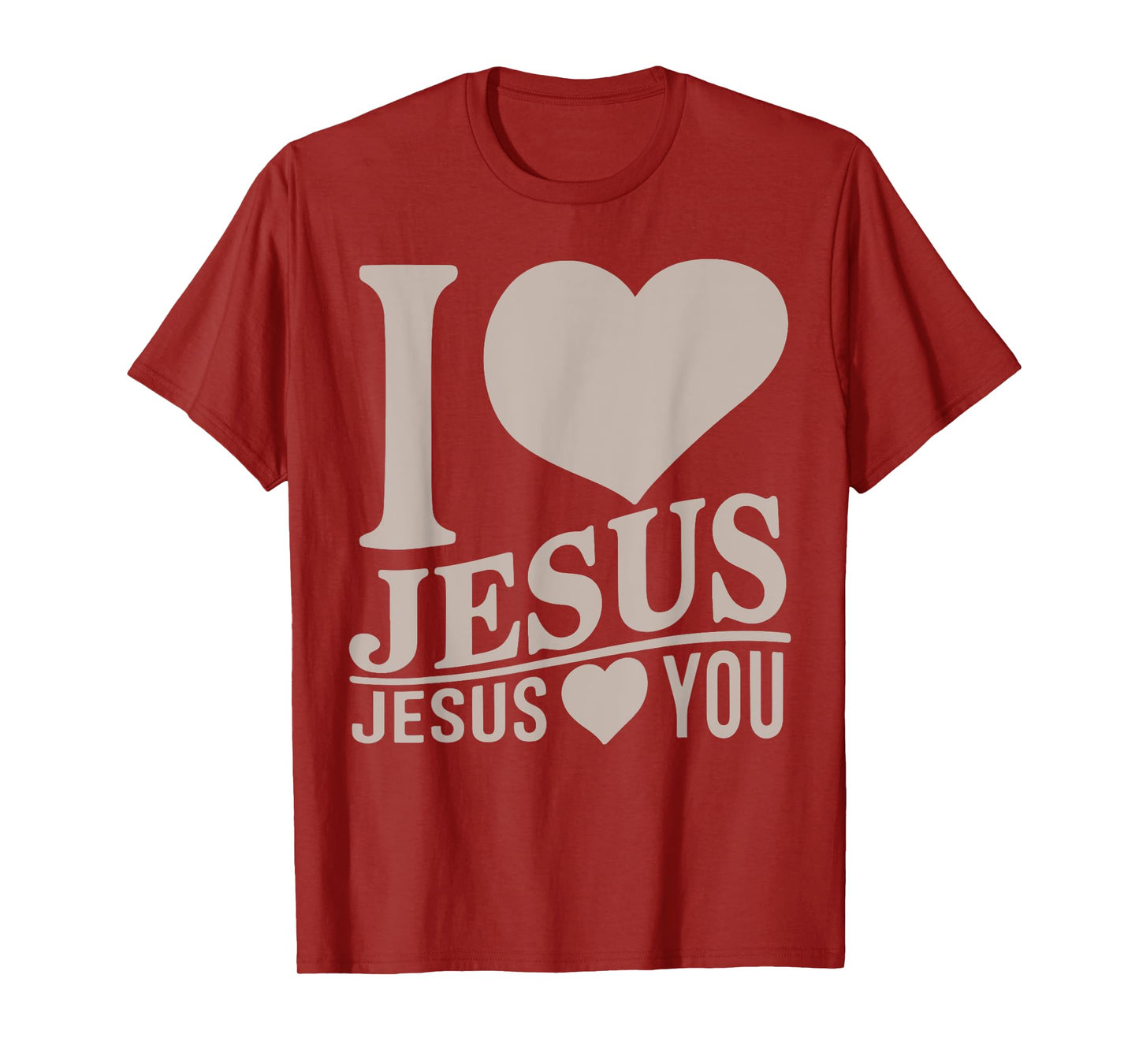 I Love Jesus Loves You Christian Youth Teen Girl Toddler God T-Shirt