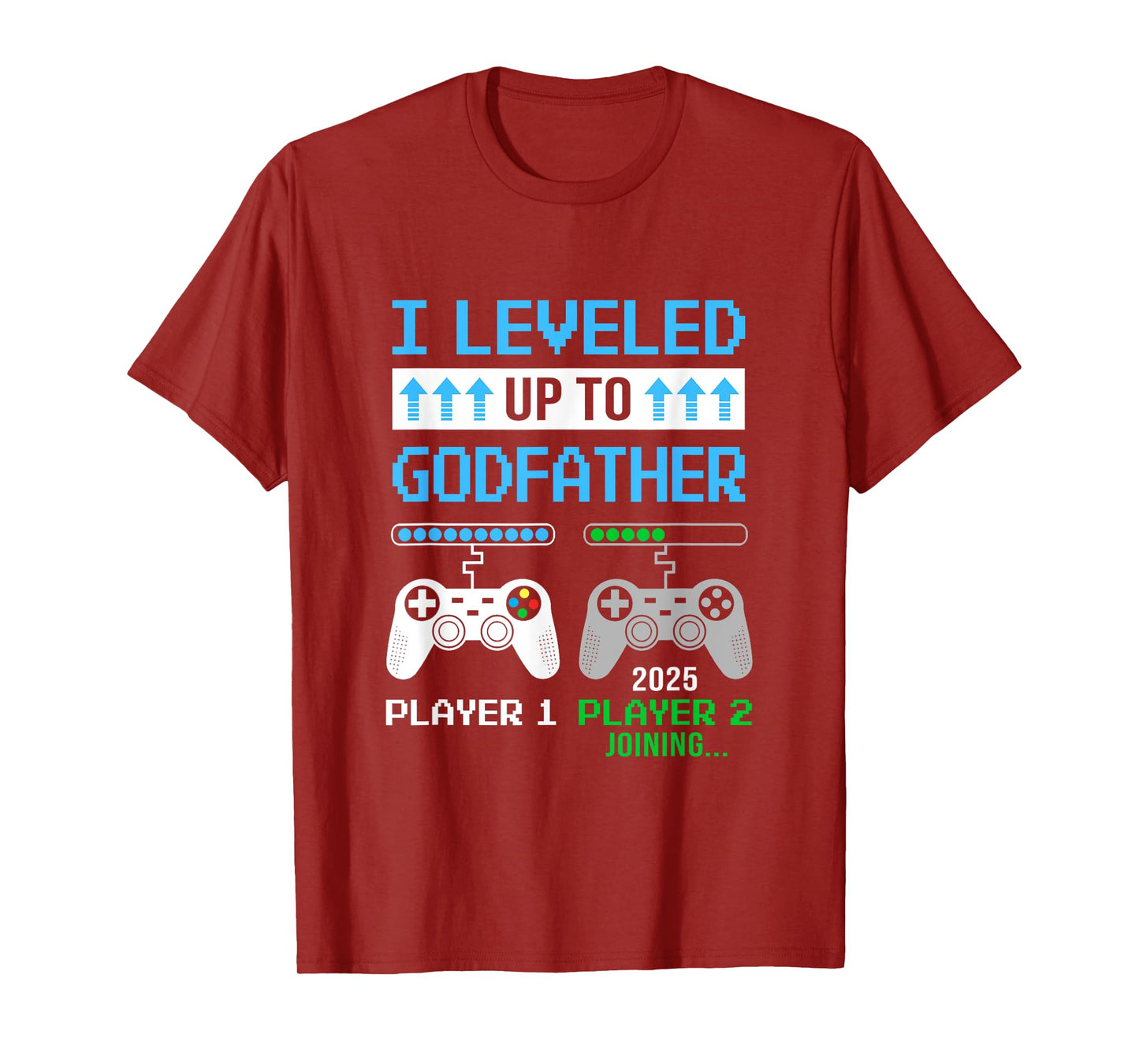 Leveled Up To Godfather 2025 Funny Video Game Soon To Be T-Shirt