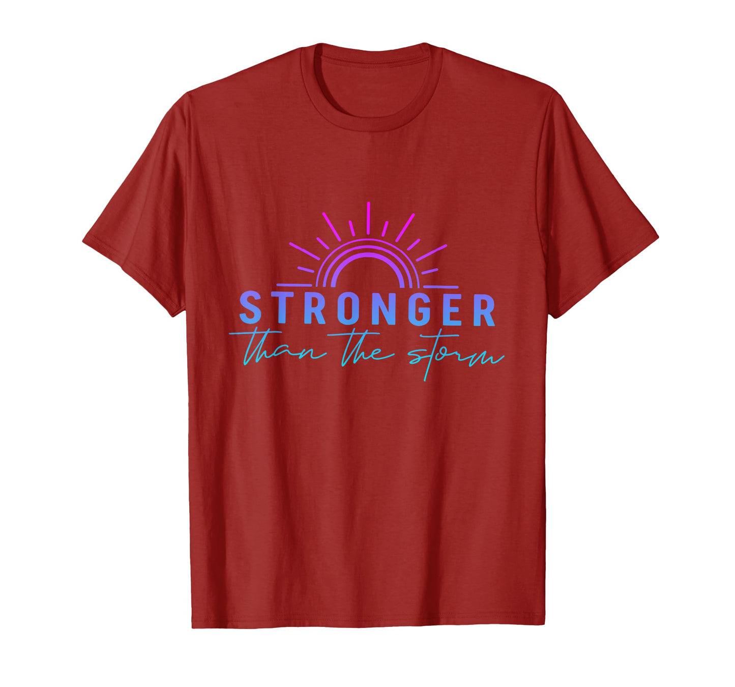 Stronger Than The Storm Inspirational woman day T-Shirt