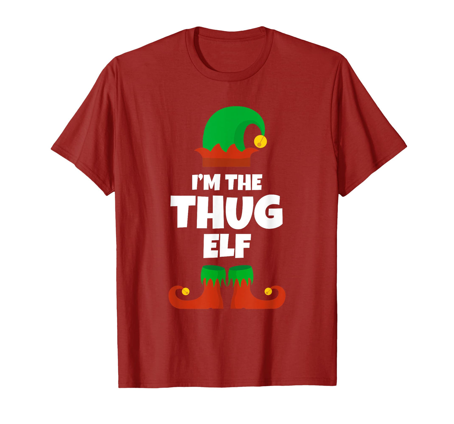 I'm The Thug Elf Family Pajama Christmas Funny T-Shirt
