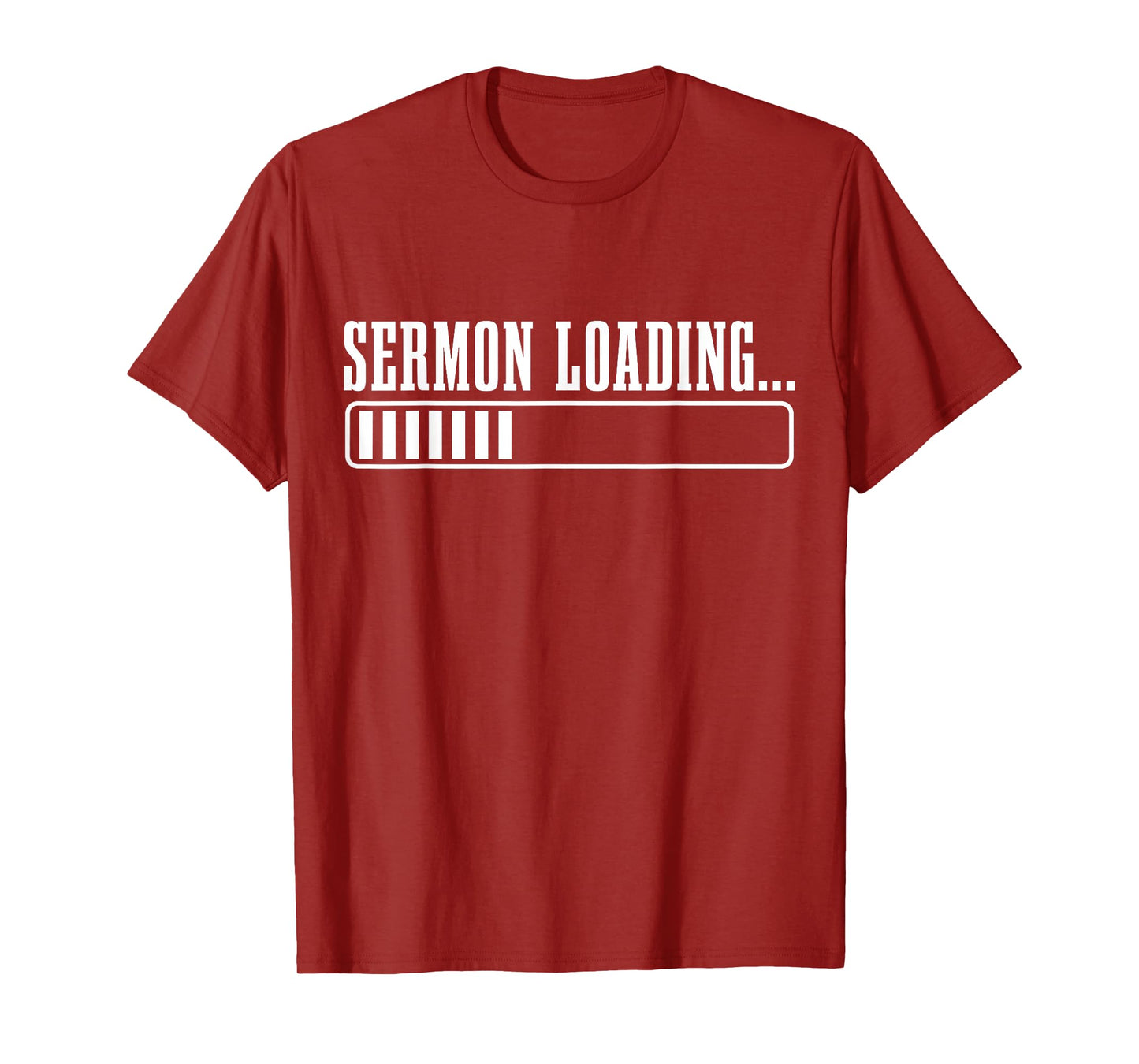 Pastor Sermon Loading Funny Preacher Bible Christian Faith T-Shirt