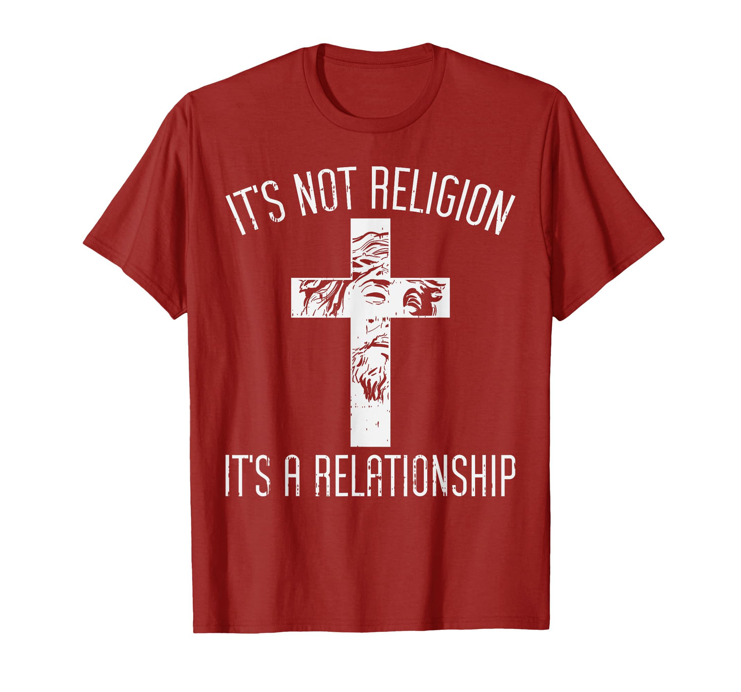 Not Religion Relationship Cross God Jesus Christian Gift T-Shirt