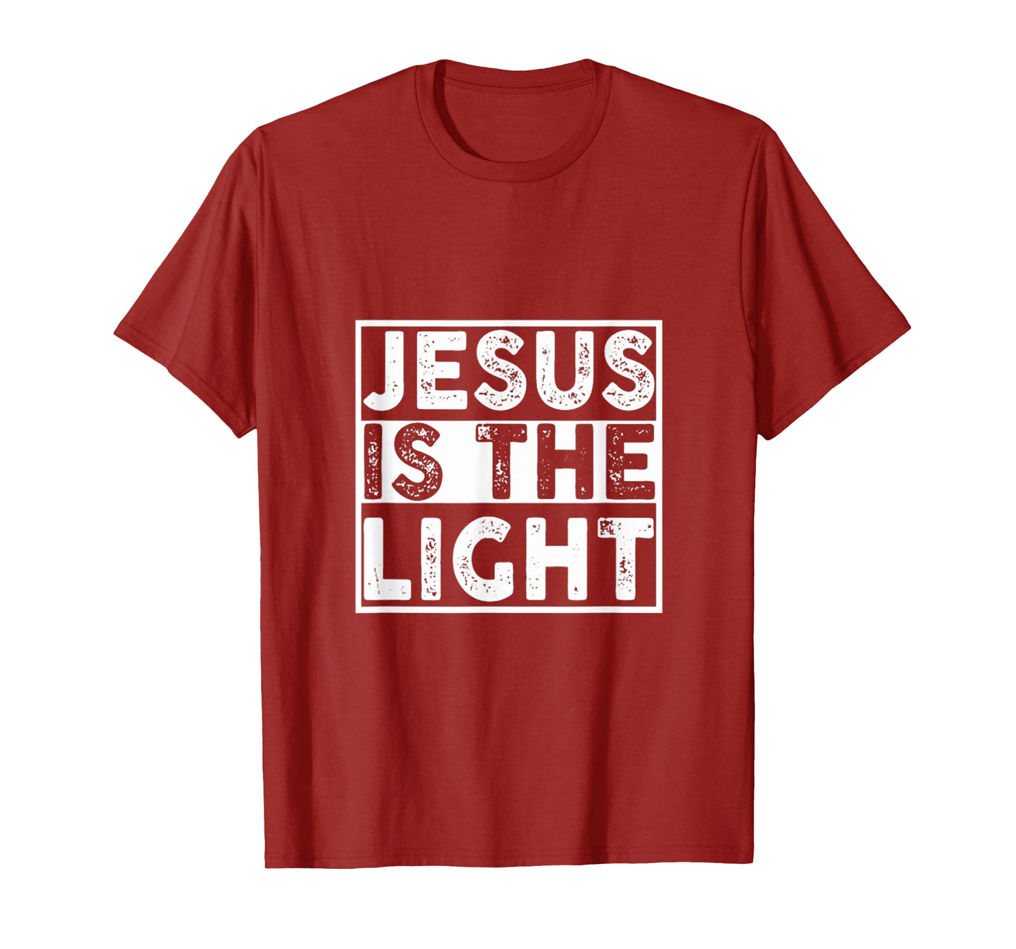 Jesus is The Light Religious Christian Faith T-Shirt