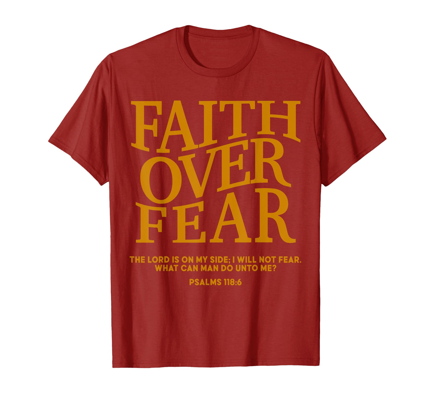 Faith Over Fear Jesus Toddler God Sister Daughter Son Father T-Shirt