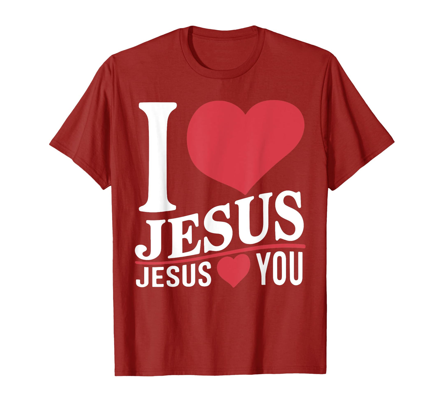 I Love Jesus Loves You Christian Youth Teen Girl Toddler God T-Shirt