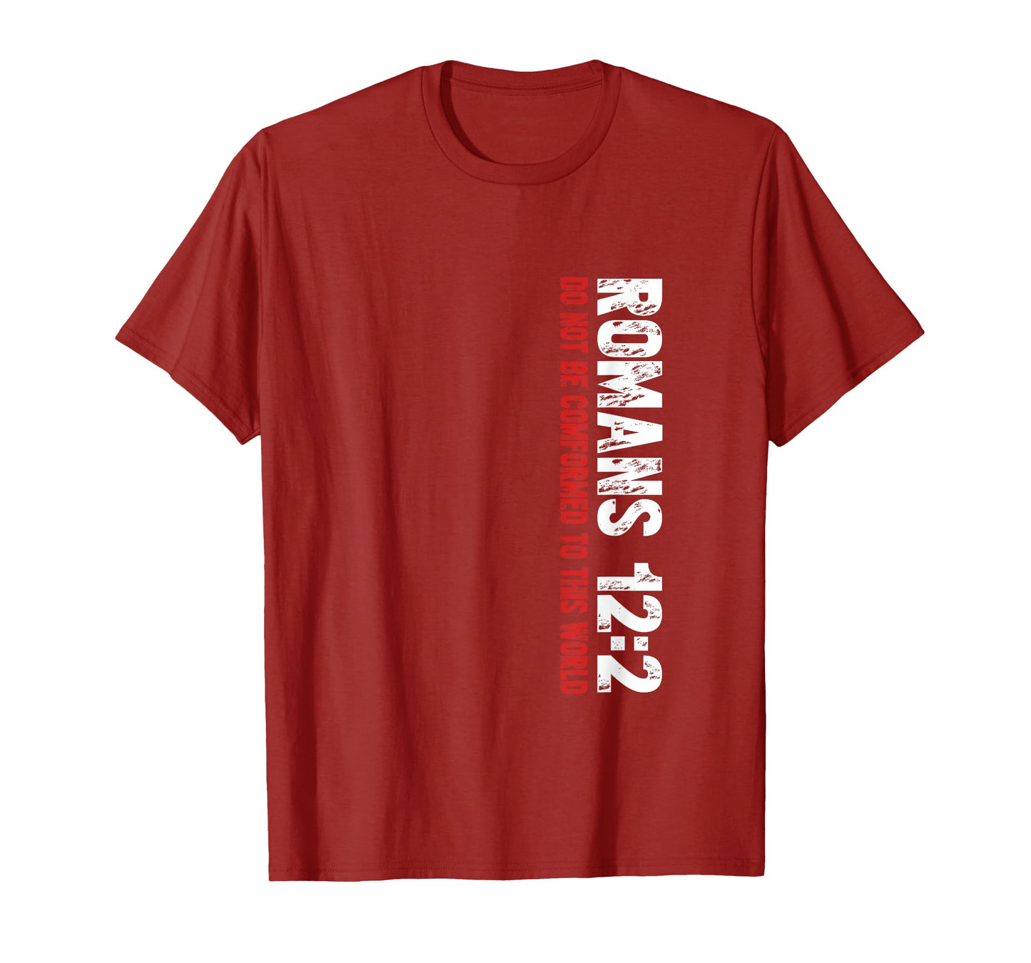 Romans 12:2 Christian Bible Verse Design T-Shirt