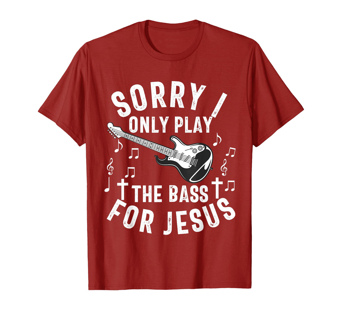 Christian Bass Guitar Player Worship Jesus Bassist Music T-Shirt