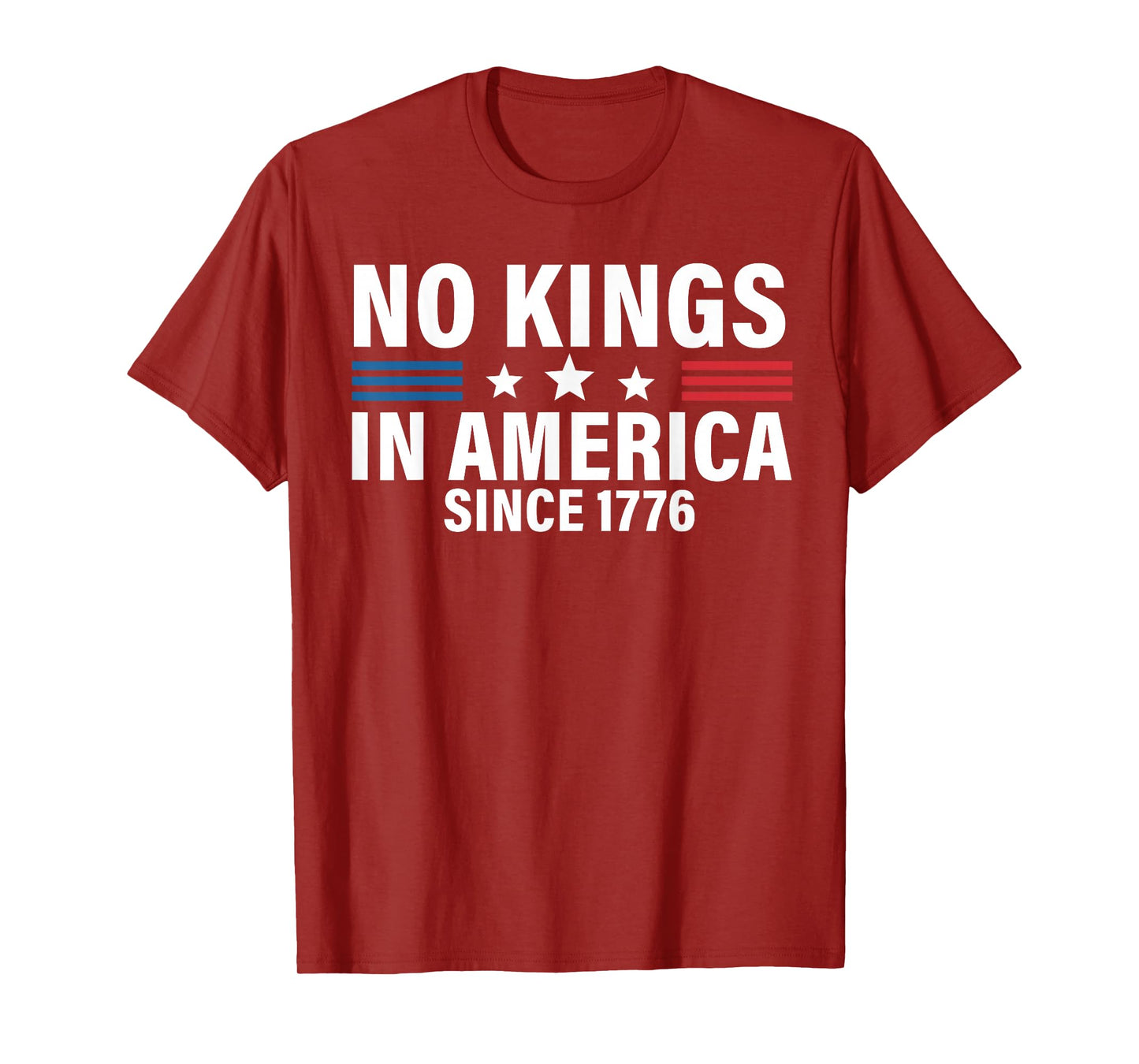 Independence day 4th of july 1776 no kings T-Shirt