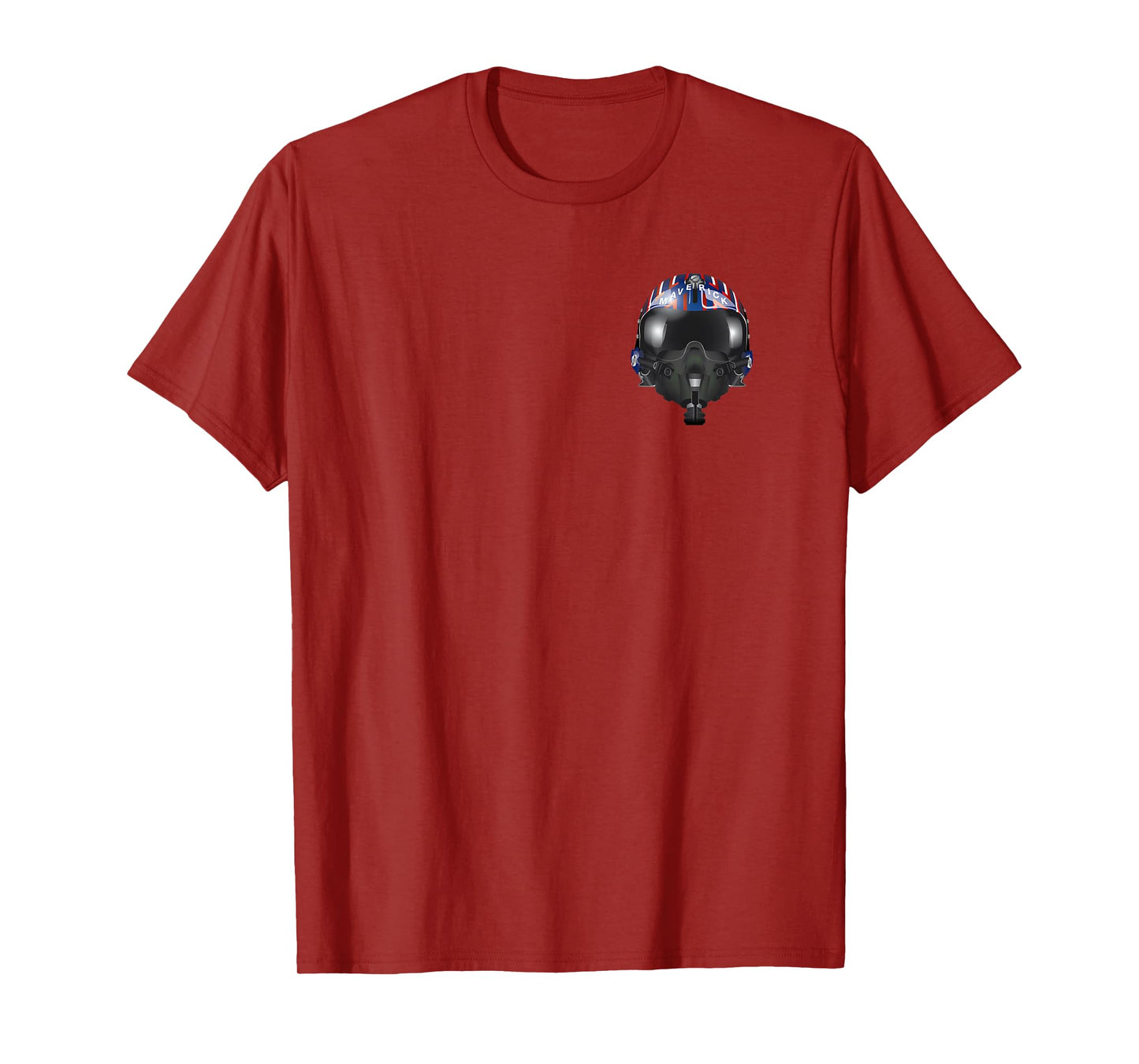 Top Gun Be My Wingman Helmet Front and Back Action Movie T-Shirt