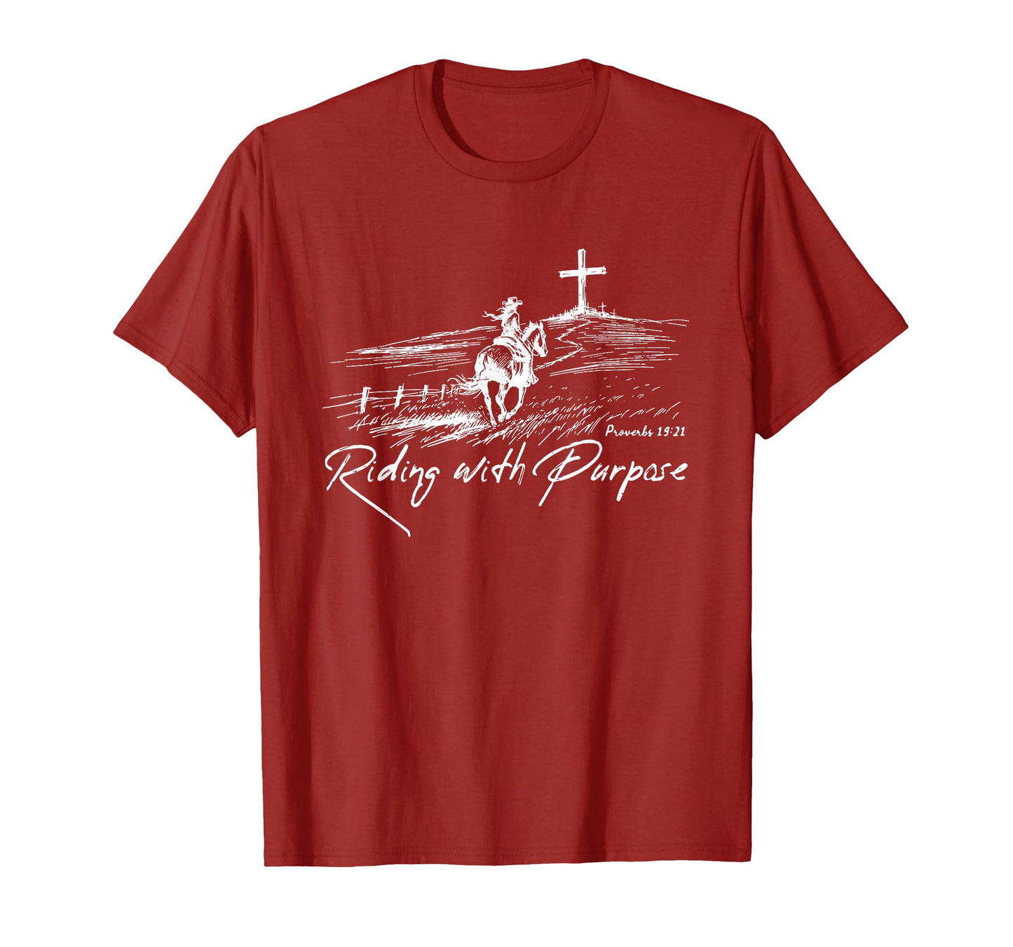 Riding with Purpose Western Cowgirl Faith T-Shirt