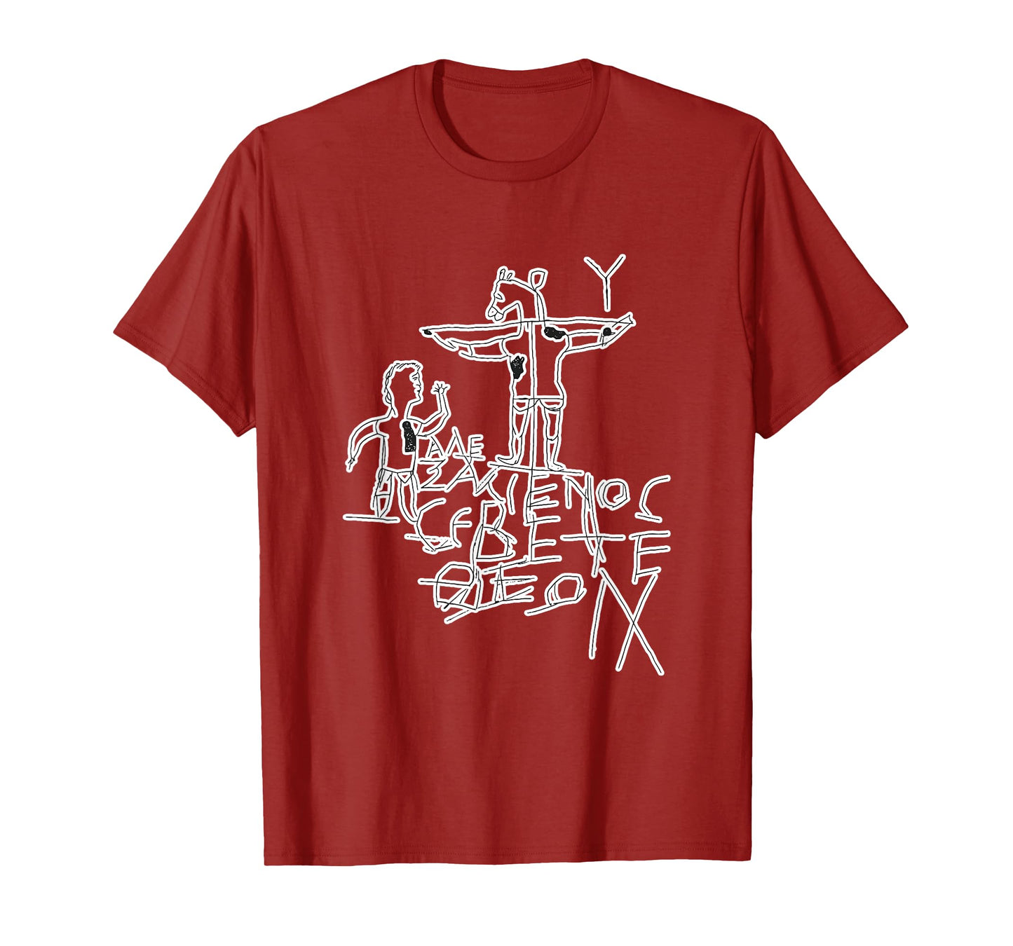 Alexamenos Graffiti - Graffito - Roman - Jesus - Christian T-Shirt
