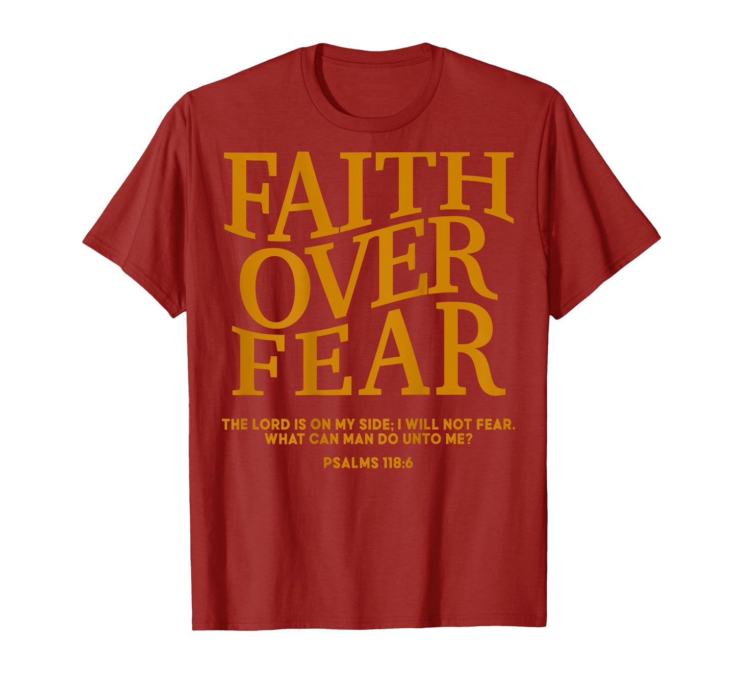 Faith Over Fear Jesus Toddler God Sister Daughter Son Father T-Shirt