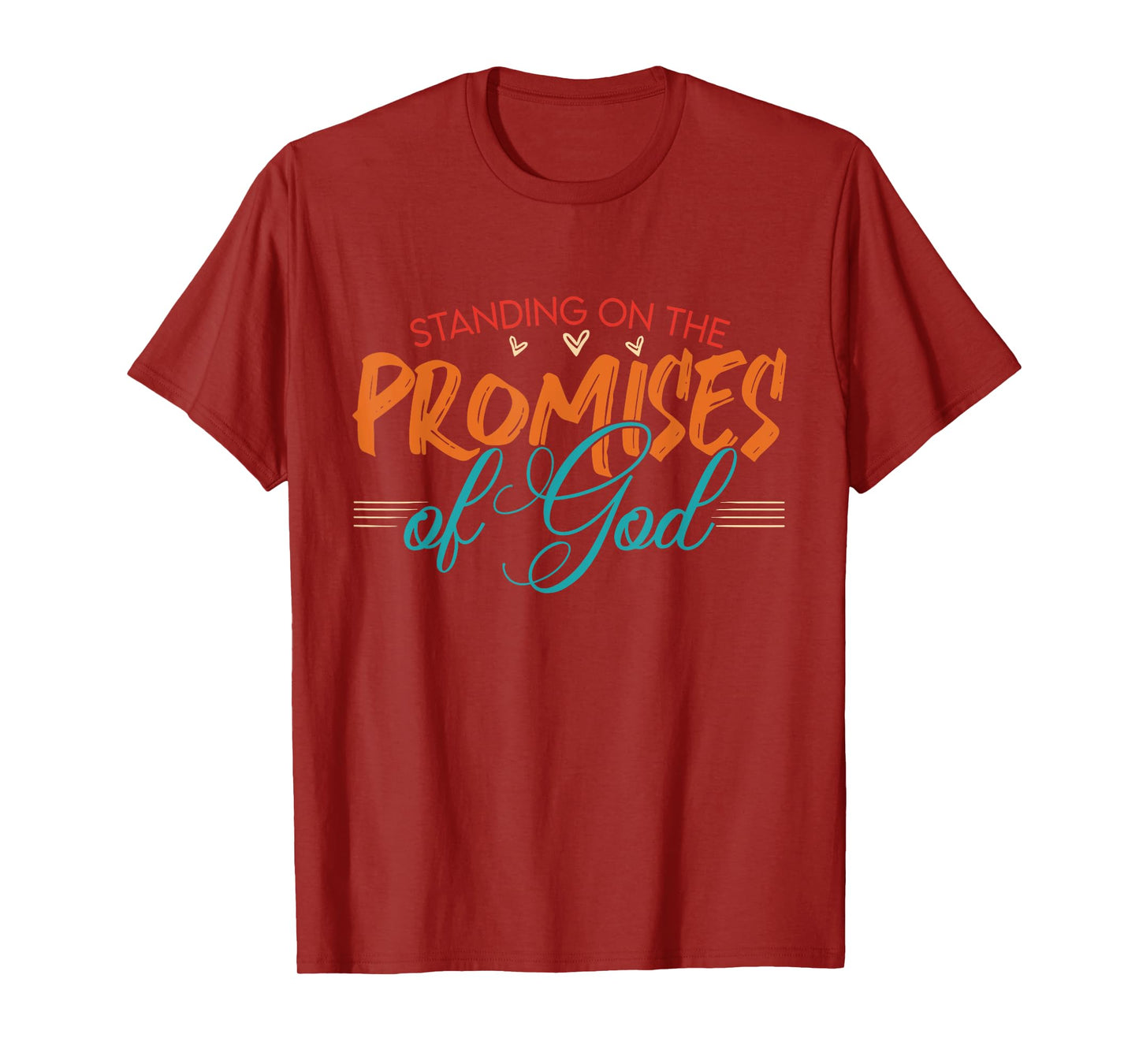 Standing On The Promises Of God Bible Faith Vintage T-Shirt