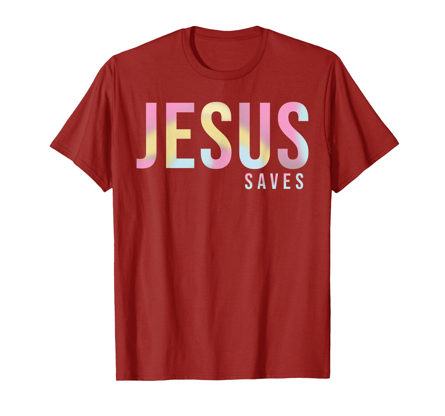 Jesus Saves Christian Cross Faith Bible Religious Pray Verse T-Shirt