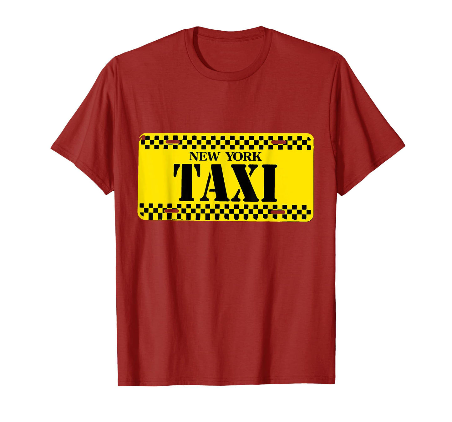 nyc taxi Costume Halloween yellow plate T-Shirt