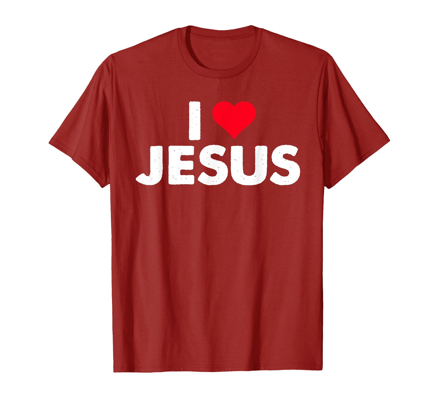 I Love Heart Jesus Christians Faith in Christ T-Shirt