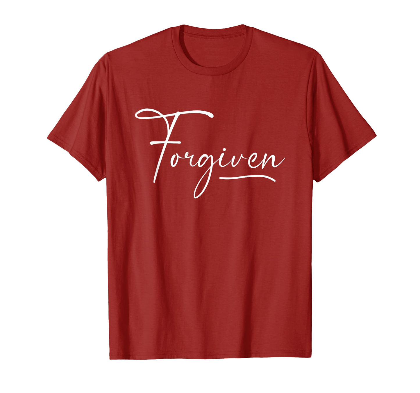 Forgiven Christian - Bible Verse Christian Faith Religious T-Shirt