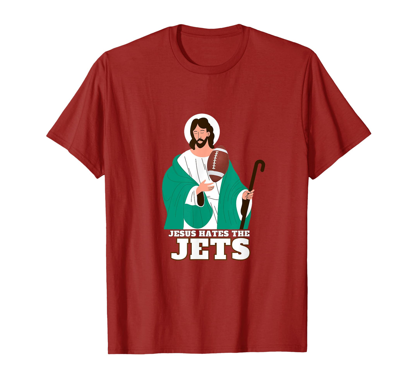 Jesus Hates The Jets Football Shirt T-Shirt