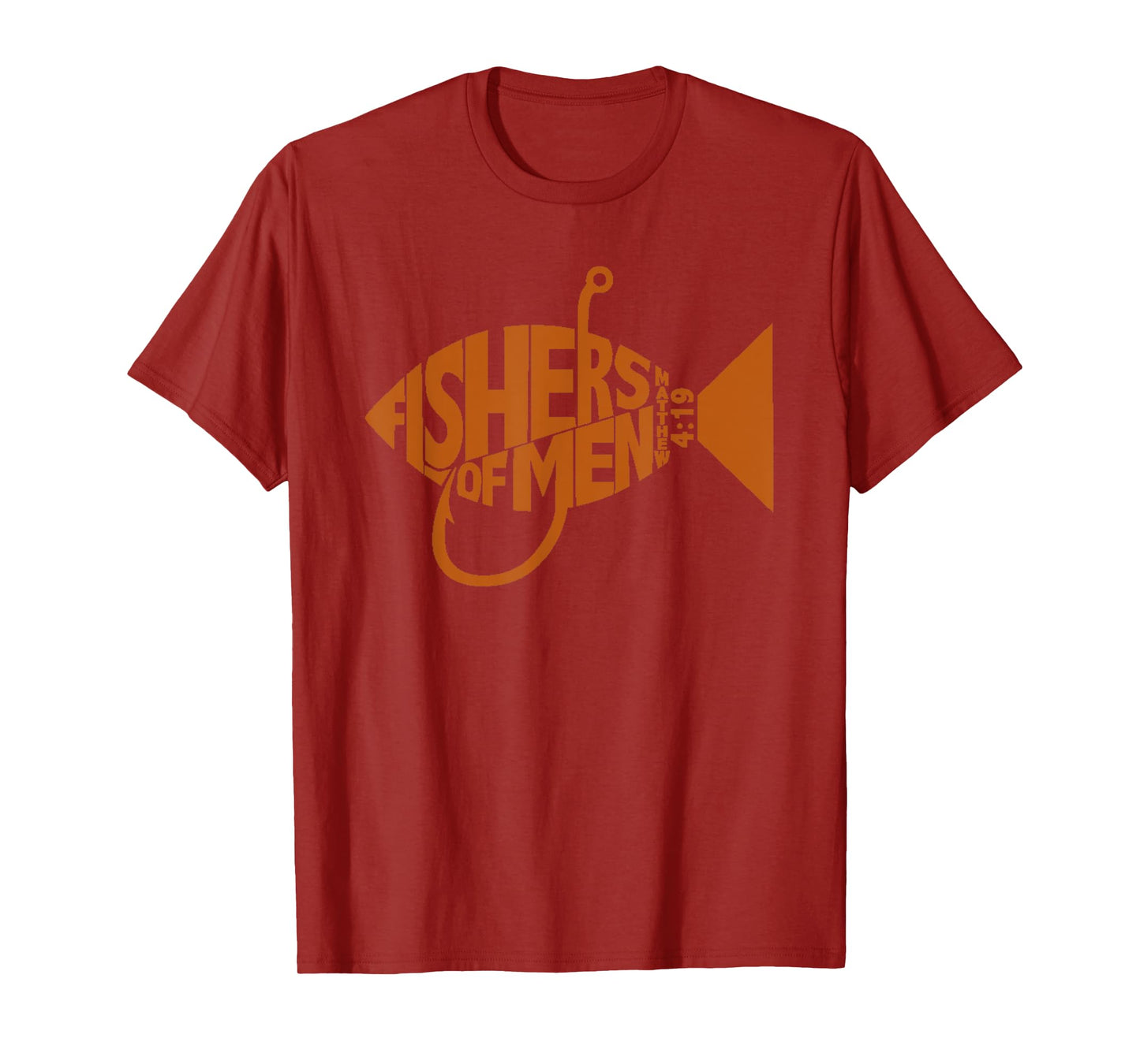 Fishers of Men shirt Christian Gifts for Men Bible Verse T-Shirt