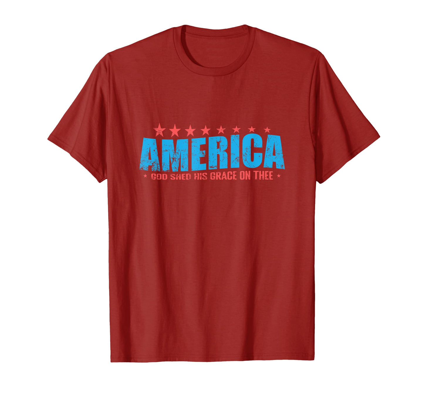 America God Shed his Grace on thee T-Shirt