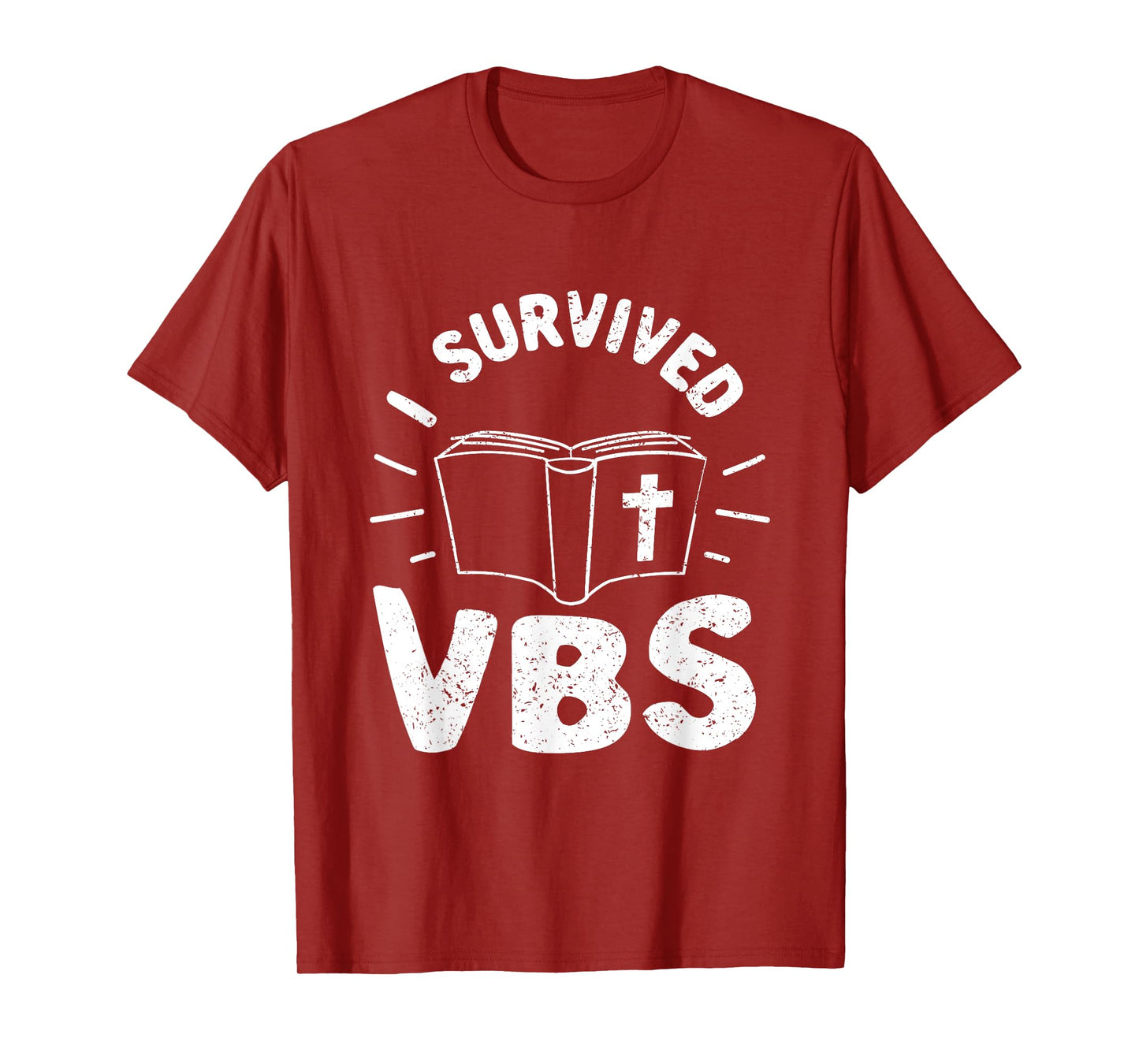Christians Funny Quote I Survived VBS Vacation Bible School T-Shirt