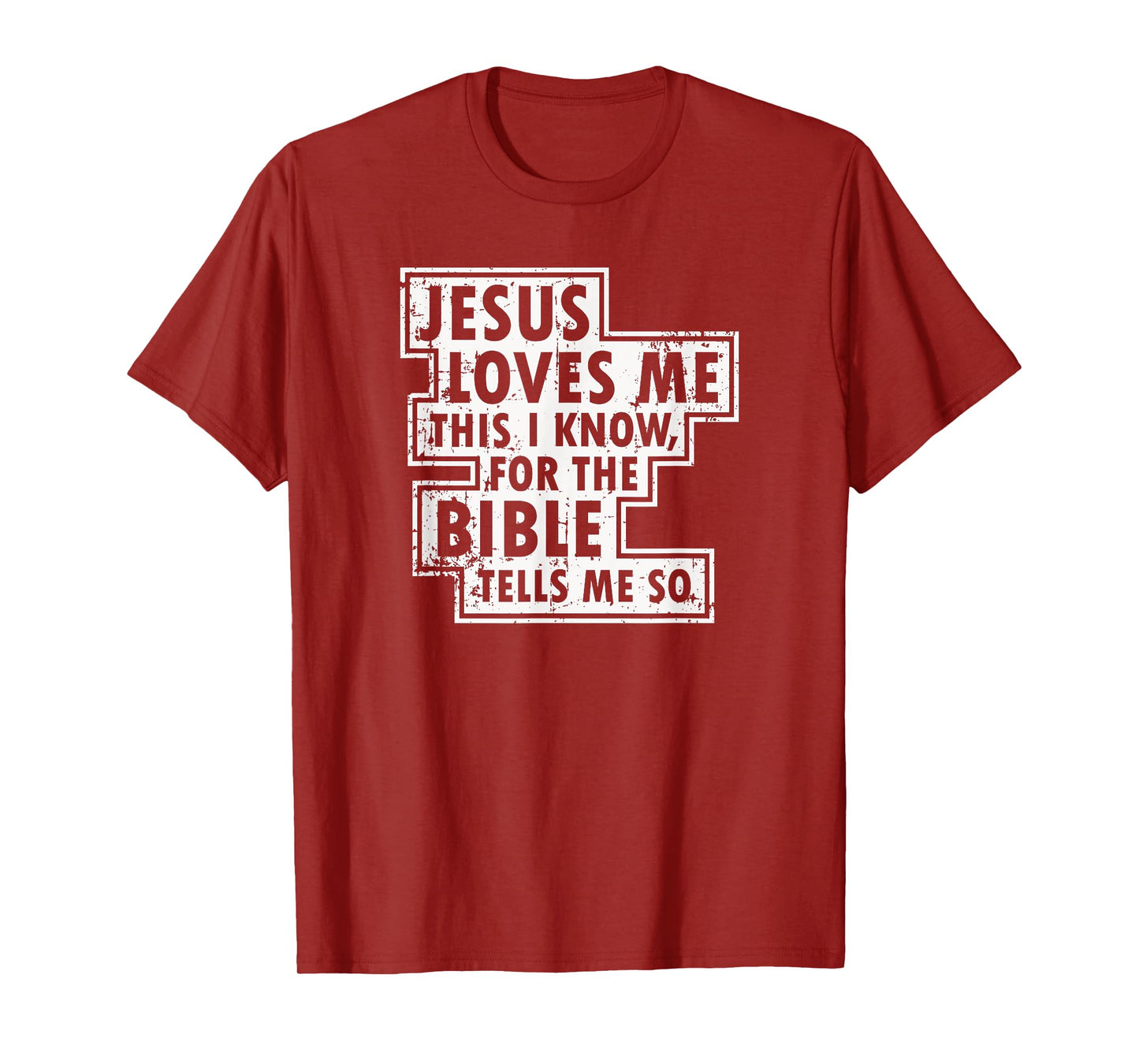 Jesus Loves Me This I Know Christian Faith T Shirt