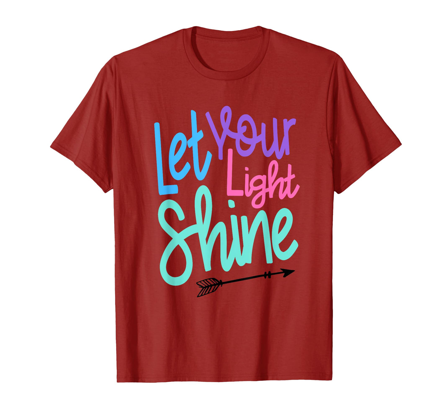 Cute Christian Bible Verse Matthew 5:16 Let Your Light Shine T-Shirt